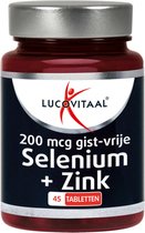 Lucovitaal Selenium Zink tabletten Supplement - 45 tabletten