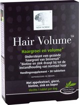 New Nordic Hair Volume – Haargroei en volume – Voedingssupplement met biotine en zink – 30 tabletten