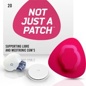 Not Just A Patch - Pink Patch - Sensor patch pleister for Freestyle Libre and Medtronic Guardian – 20 pack