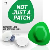 Not Just A Patch - Green Patch - Sensor patch pleister for Freestyle Libre and Medtronic Guardian – 20 pack