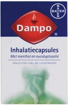 Dampo Inhalatiecapsules - Menthol en eucalyptus - Keelverzorging - 20 capsules