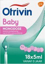 Otrivin Baby Monodose - Zoutoplossing - Neusspray - 18 x 5ml