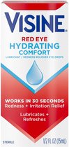 Visine Red Eye Hydrating Comfort XL - Oogdruppels Tegen Rode Ogen, Droge Ogen, Branderige Ogen & Geïrriteerde Ogen - 1x15ML ✉️