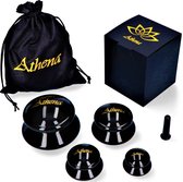 Athena - Hoogwaardige Cellulite Cups voor Gezicht, Armen en Benen - Cellulite Massage Apparaat - Cellulitis Massage Cupping Cups - Massage Roller - Vacuüm Silicone Cupping set - Inclusief Luxe opberg zak