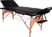 Massagetafel Hout - Behandeltafel - 3-Zones - 8 Hoogtestanden - Goets