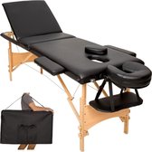 3 zones mobiele massagetafel- Bekleding 3 cm + draagtas zwart