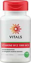 Vitals Vitamine B12 1000 mcg - 100 zuigtabletten
