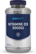 Body & Fit Vitamine D3 - 3000 IU - Vitamine en Mineralen - Voedingssupplement - 180 Capsules