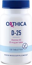 Orthica D-25 (Voedingssupplement) - 120 tabletten
