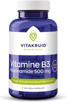 Vitakruid Vitamine b3 niacinamide 500 mg Voedingssuplement - 90 vega capsules