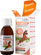 KINDER  B complex  vitamine siroop 125ml - Biologische agavesiroop perziksap