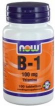 Now Foods - Vitamine B-1 100 mg - 100 Tabletten