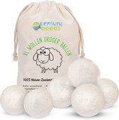 Wasbollen voor wasdroger - 6 XL Drogerballen - Droogballen - Wasbal - Wasdroger ballen - Dryer balls