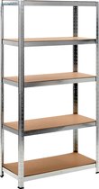 Metalen Stellingkast met 5 planken - 180x90x40cm - Extra Sterk Opbergrek - 875kg draagkracht - 175kg per plank