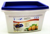 Aardappelschilbox - Aardappelschilbak - Aardappelbewaardoos - Aardappelkrat - met deksel - 36x27x22cm - ca. 5kg - ook voor uien , appels en andere groenten