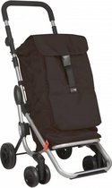Playmarket Boodschappentrolley Go Up Zwart 4 wielen - 39,5 L inhoud - Vriesvak