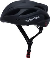 Fietshelm Pro Sport Lights Matt Zwart - Heren/Dames - Medium 55/58cm