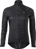 AGU Wind Fietsjack II Essential Dames - Zwart - L - Winddicht - Two-way Rits