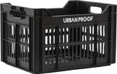 URBAN PROOF Fietskrat - 30 l - Zwart