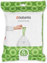 Brabantia PerfectFit Vuilniszakken - 23/30 l - Code G - 40 stuks