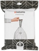 Brabantia PerfectFit Vuilniszakken - 60 l - Code M - 40 stuks