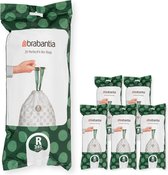 Brabantia PerfectFit Vuilniszakken - 36 l - Code R - 6 rollen x 20 stuks