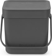 Brabantia Sort & Go Afvalbakje - 3 l - Grey