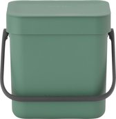 Brabantia Sort & Go Afvalbakje - 3 l - Fir Green