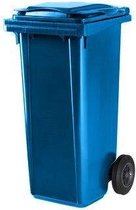 Kliko Kunststof Afval Rolcontainer Mini container - 120 l - Blauw