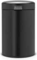 Brabantia NewIcon Wandprullenbak - 3 l - Matt Black