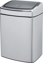 Brabantia Touch Bin Prullenbak - 10 l - Brilliant Steel