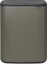 Brabantia Bo Touch Bin Prullenbak - 2 x 30 l - Platinum