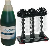 ProGlans® Bierglasreiniger Set 1A (Spoelborstel+Fles)