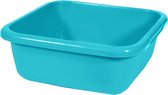 Curver Afwasbak - Vierkant - 40x40x15 Cm - 15 Liter - Blauw