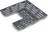 Joseph Joseph Sink Saver Gootsteenmat - Aanpasbaar - Set van 2 stuks - Grijs