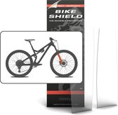 Bikeshield frame bescherming Fork shield glossy protectie sticker | fiets folie