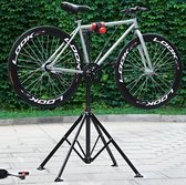 Heavy Duty Fiets Schoonmaak of Reparatie Houder - Racefiets of Mountainbike Montagestandaard - Zwart / Rood