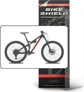 Bikeshield frame bescherming Tube shield large glossy protectie sticker | fiets folie