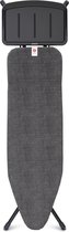 Brabantia Strijkplank B - met Stoomunithouder - 124x38 cm - Denim Black