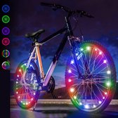BOTC Fietswielverlichting - Spaakverlichting met reflector  - 1 fietswiel - Meerkleurig - LBA11207