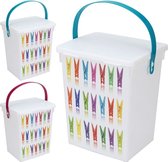 Wasknijperbox 5 liter (1 stuk) assorti