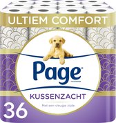 Page toiletpapier - 36 rollen - Kussenzacht wc papier (3-laags) - voordeelverpakking