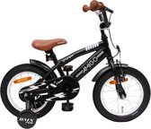 Amigo BMX Fun Jongensfiets - Kinderfiets 14 Inch - Matzwart