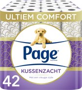 Page toiletpapier - 42 rollen - Kussenzacht wc papier (3-laags) - voordeelverpakking