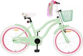 Amigo Flower Meisjesfiets - Kinderfiets 20 inch - Groen