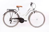 Leader Voyager Lady - Damesfiets 28 inch - 21 Versnellingen Shimano - Wit - Framemaat: 46 cm - BC045219511