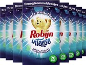 Robijn Intense Droogtrommeldoekjes - 9 x 20 stuks - Voordeelverpakking
