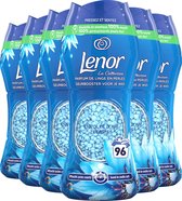 Lenor Geurbooster Zeebries - Geurparels - 6x16 Wasbeurten - Voordeelverpakking