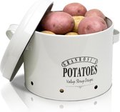 Klarstein Granrosi Iowa aardappelpot emaille-staalplaat ca. 27 x 21 x 23,5 cm (BxHxD) roestvrij