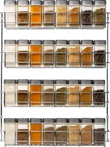 Coninx Kruidenrek - Kruidenrek - Hoge Kruidenorganizer - Kruidenrek Ophangbaar - 4 Laags - voor 32 Kruidenpotjes - Hangend Kruidenrek